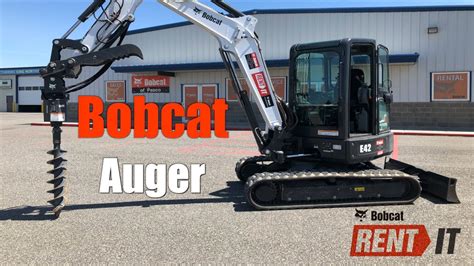 bobcat mini excavator auger attachment for sale|bobcat auger attachment price.